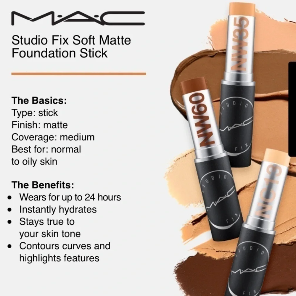 MAC NC16 Studio Fix Soft Matte Foundation Stick